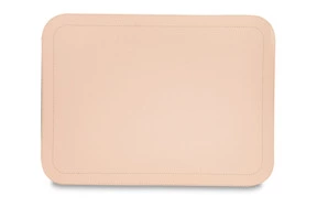 Салфетка подстановочная с закругленными углами GioBagnara Ванни 46х34 см, светло-розовая