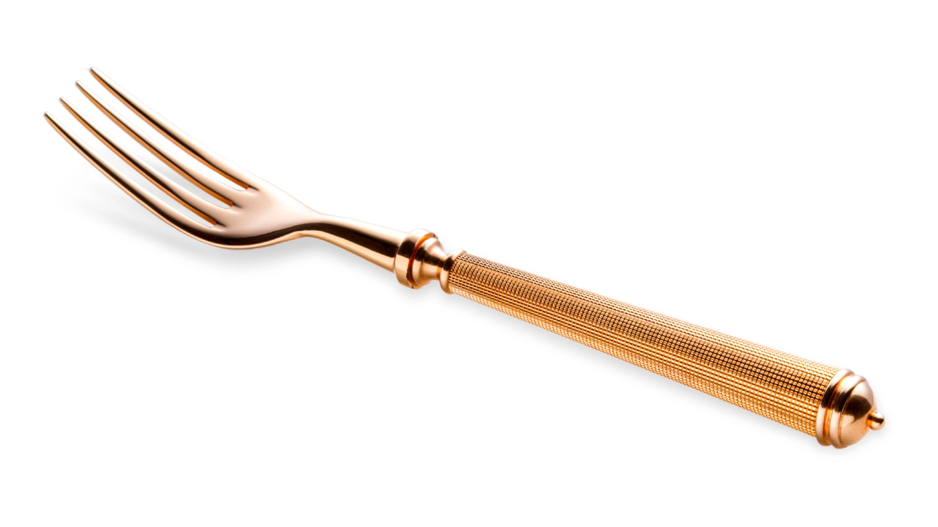 Вилка столовая Alain Saint-Joanis Дюны, розовая позолота