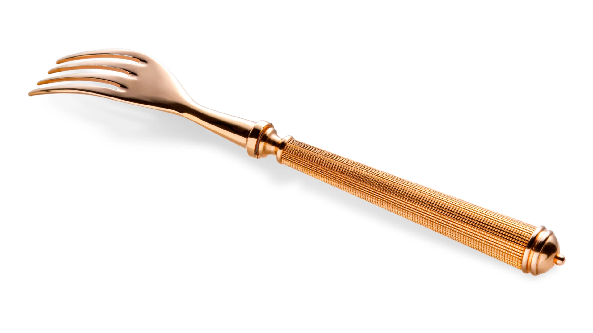 Вилка столовая Alain Saint-Joanis Дюны, розовая позолота