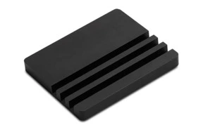 Подставка для разделочных досок WO HOME 12,5х10 см, древесный композит, черная