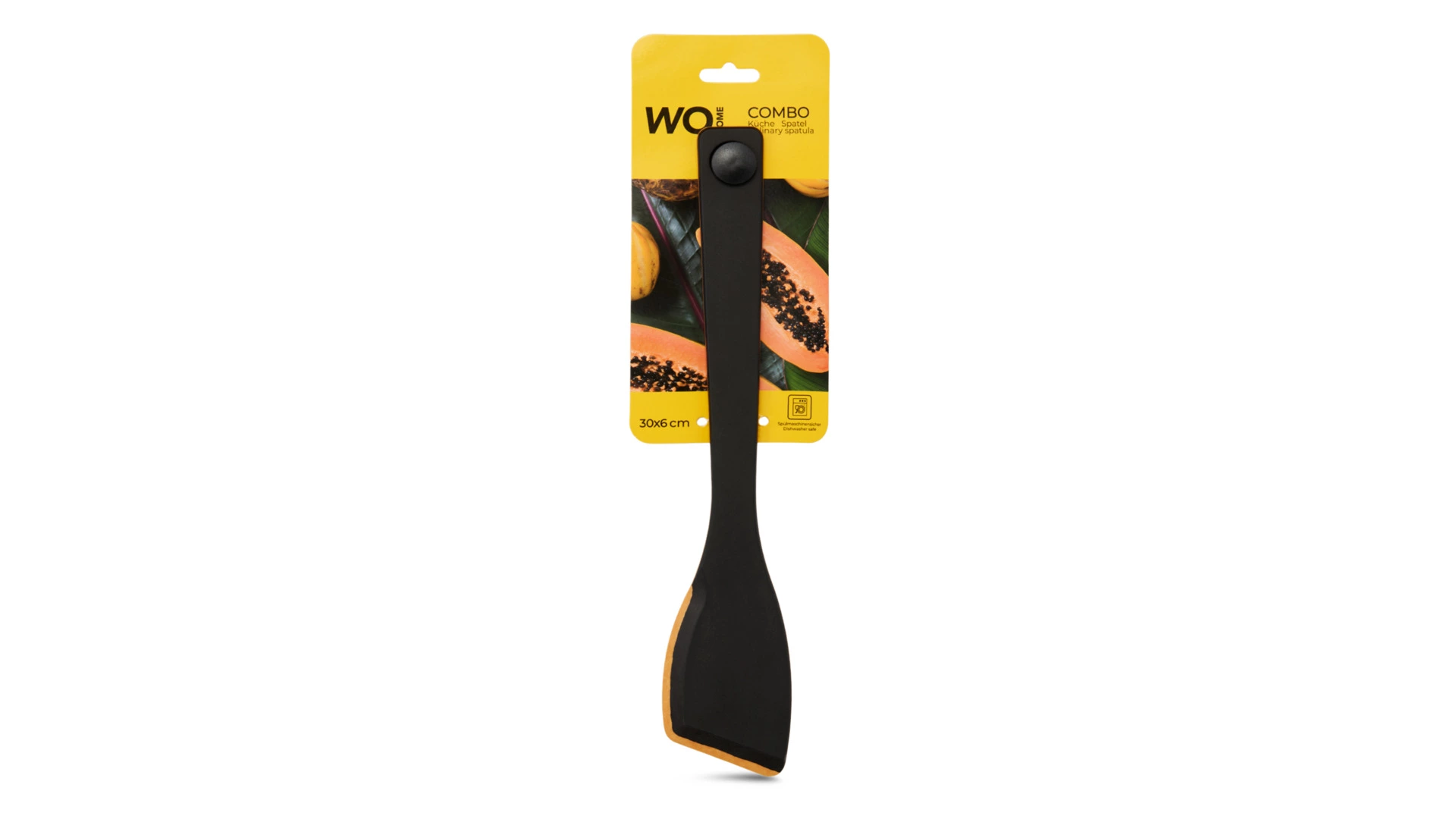 Лопатка кулинарная WO HOME Combo 30х6 см, древесный композит