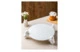 Блюдо для торта круглое Decor de table Цыплята 31 см, керамика, белое