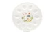Блюдо для 10 яиц круглое Decor de table 28 см, керамика, белое