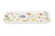 Блюдо прямоугольное Decor de table Полевые цветы 36,7х21 см, керамика, белое