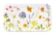 Блюдо прямоугольное Decor de table Полевые цветы 36,7х21 см, керамика, белое