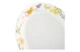 Блюдо для фруктов овальное Decor de table Полевые цветы 19,7х25,6 см, керамика, белое