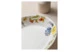 Блюдо для фруктов овальное Decor de table Полевые цветы 19,7х25,6 см, керамика, белое