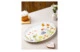Блюдо овальное Decor de table Полевые цветы 39,7х29 см, керамика, белое