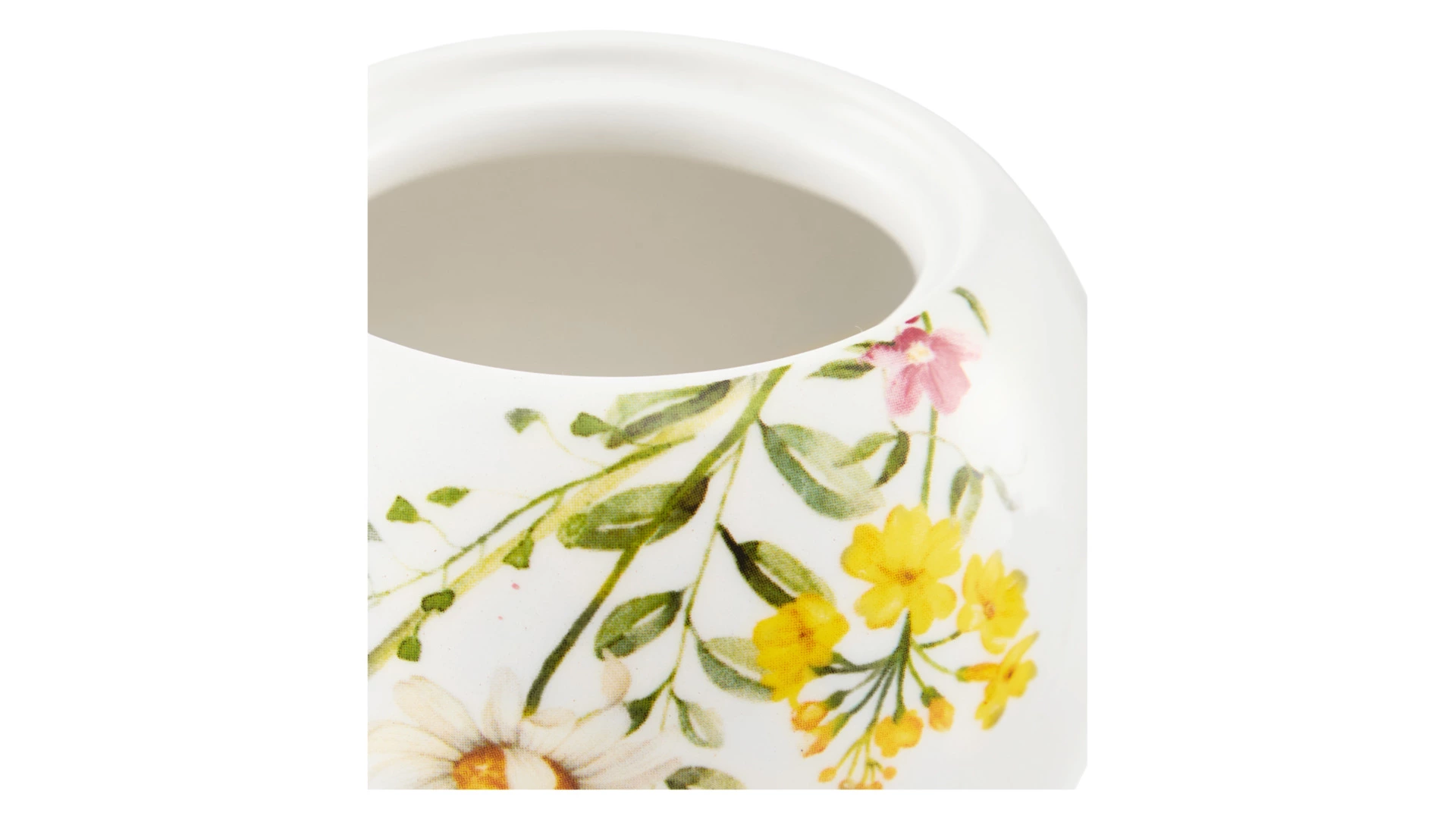 Сахарница Decor de table Полевые цветы 270 мл, керамика, белая