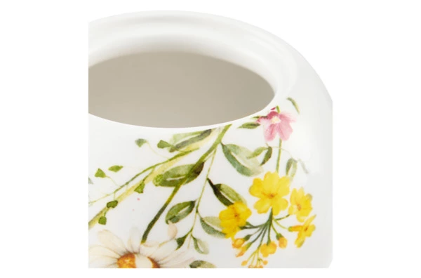 Сахарница Decor de table Полевые цветы 270 мл, керамика, белая