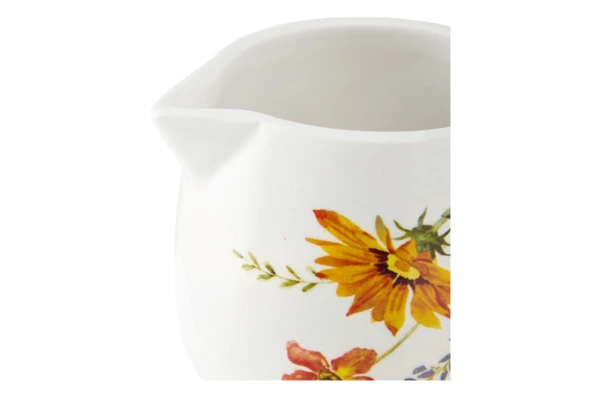 Молочник Decor de table Полевые цветы 330 мл, керамика, белый