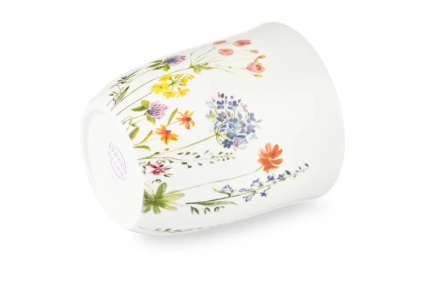 Банка для хранения Decor de table Полевые цветы 1,6 л, 14х20,5 см, керамика, белый