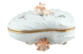 Шкатулка Meissen Ракушка 10,5 см, фарфор, лимитированный выпуск