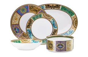 Сервиз столовый Rosenthal Versace Барокко Мозаик на 6 персон 20 предметов, фарфор