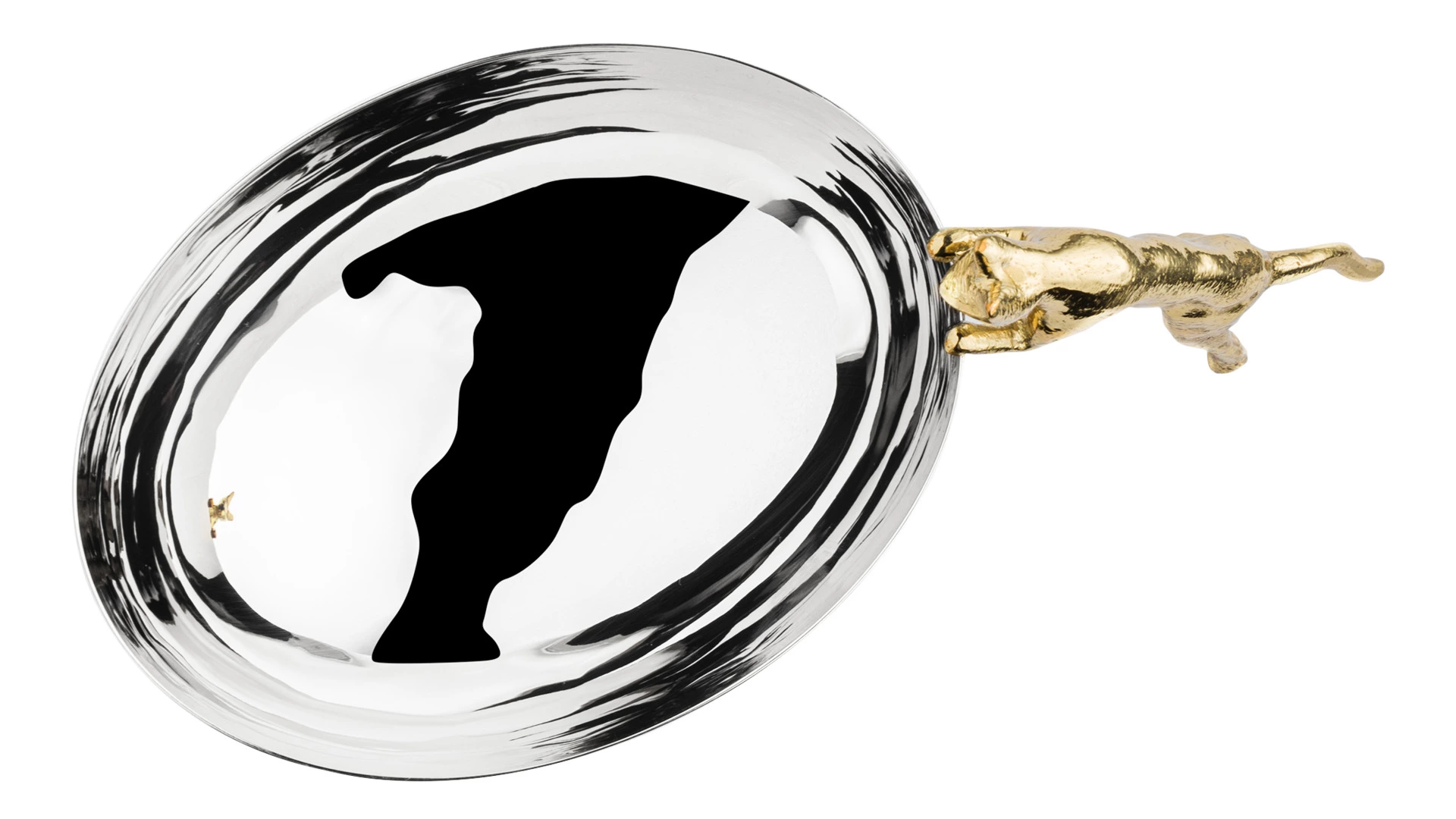 Чаша Michael Aram Кот 19 см, сталь нержавеющая