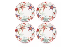 Набор тарелок десертных Mix&Match Home Счастливая Звезда 20,5 см, 4 шт, фарфор