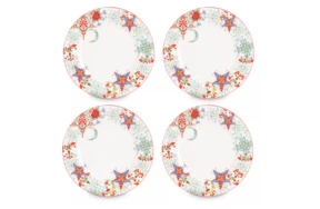 Набор тарелок обеденных Mix&Match Home Счастливая Звезда 27 см, 4 шт, фарфор