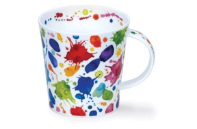 Кружка Dunoon Яркий всплеск мультиколор Кернгорм 480 мл, фарфор костяной