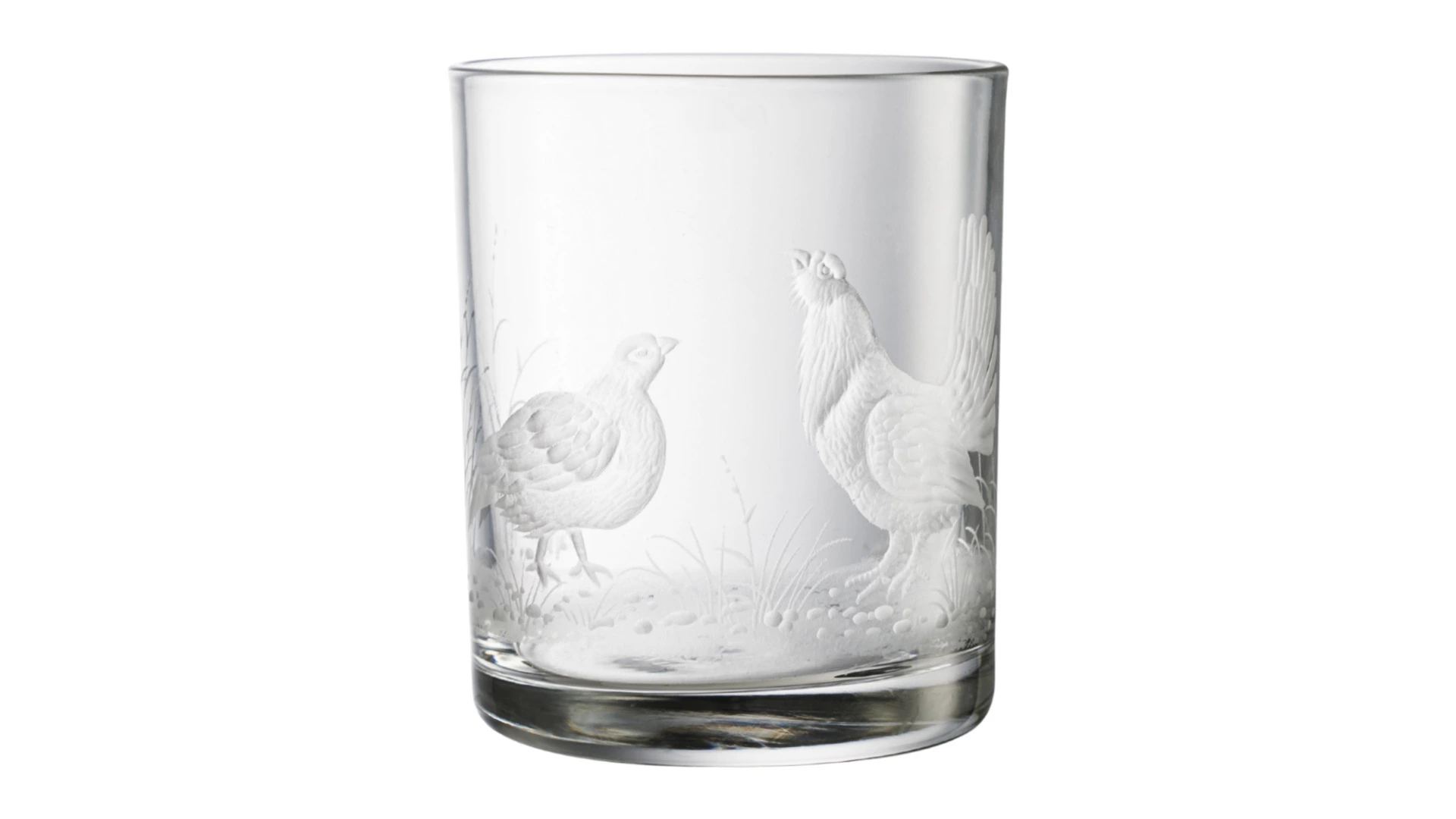 Набор стаканов для виски Decor de table Гладь Львы 330 мл, 2 шт, хрусталь