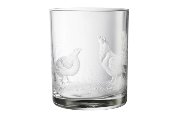 Набор стаканов для виски Decor de table Гладь Львы 330 мл, 2 шт, хрусталь