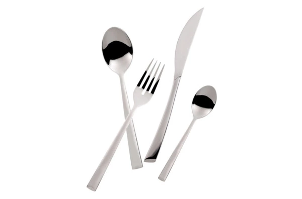 Набор столовых приборов Bugatti Caprera на 6 персон 24 предмета, сталь нержавеющая, серый