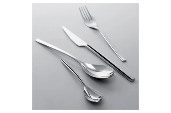 Набор столовых приборов Bugatti Sintesi на 6 персон 24 предмета, сталь нержавеющая, серый