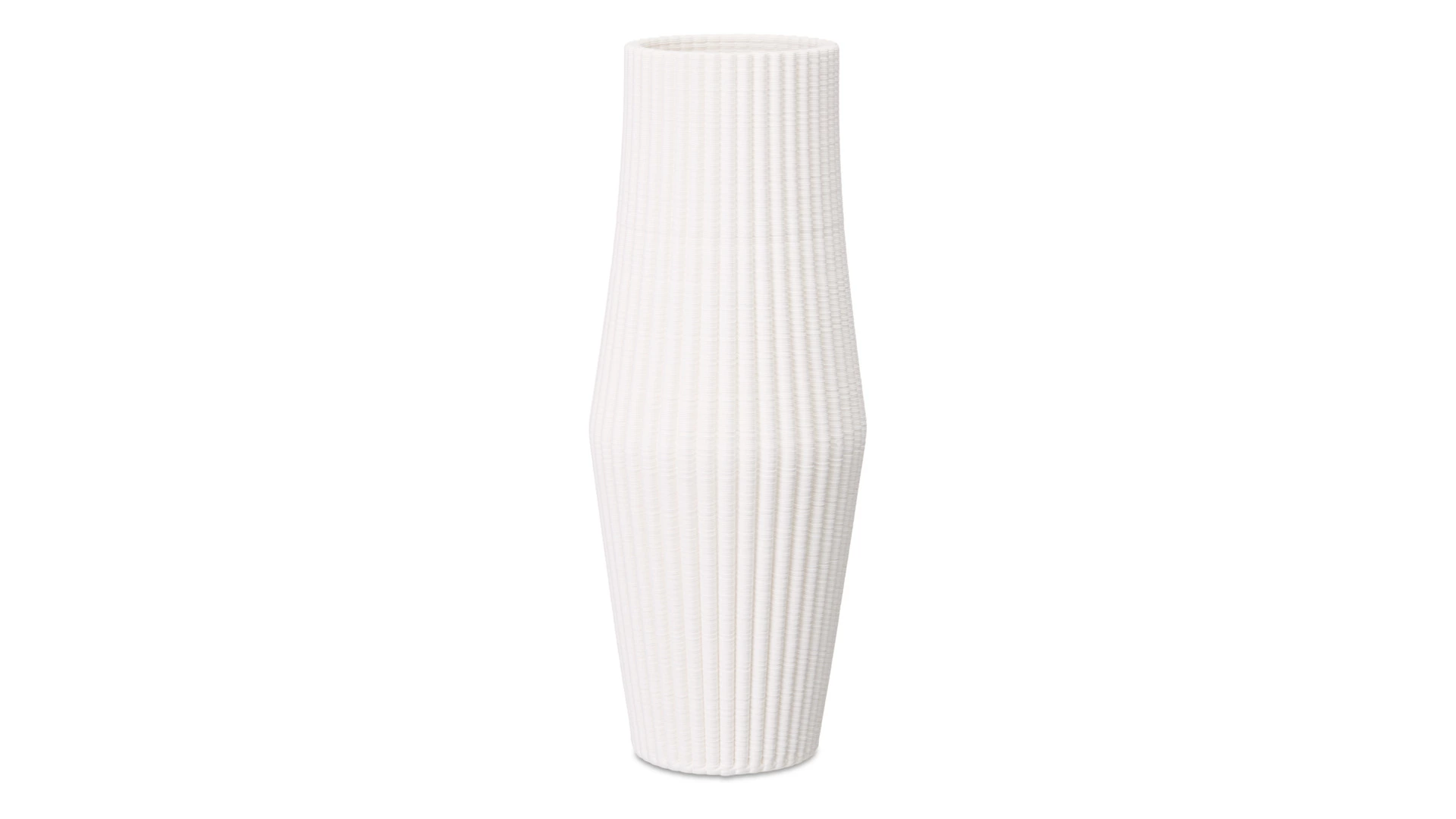 Ваза Decor de table Home Плиссе 41 см, керамика