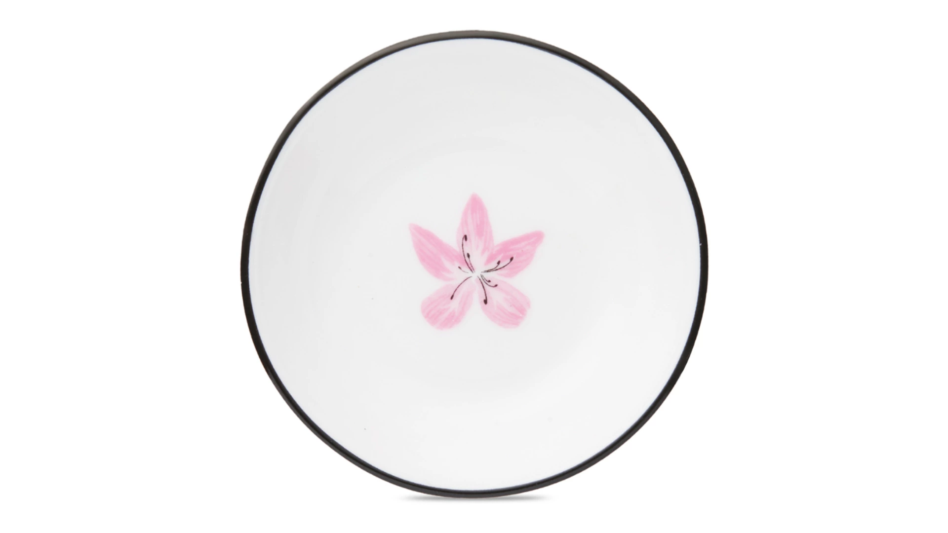 Розетка Shirokov Скетчбук Русполия 8 см, фарфор костяной