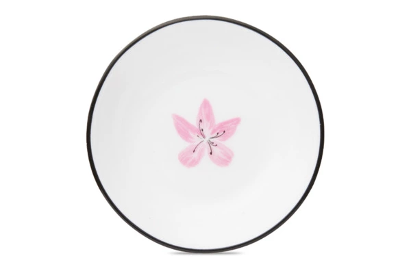 Розетка Shirokov Скетчбук Русполия 8 см, фарфор костяной