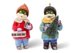 Набор елочных игрушек Bernes Змей Твикс 12, алебастр, п/к