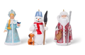 Набор елочных игрушек Bernes Сказочный Новый Год, алебастр, п/к