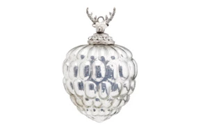 Украшение подвесное Best decor place Шишка 10 см, стекло, -Sale