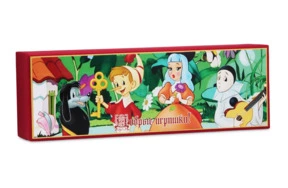Коробка подарочная Буратино на 6 игрушек 45х15х8 см, картон