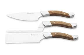 Набор ножей для сыра Legnoart Fromager, 3 предмета, ручки из светлого дерева, деревянная коробка