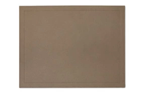 Салфетка подстановочная прямоугольная GioBagnara Морис 49,5х39,5 см, 2 строчки, серо-коричневая