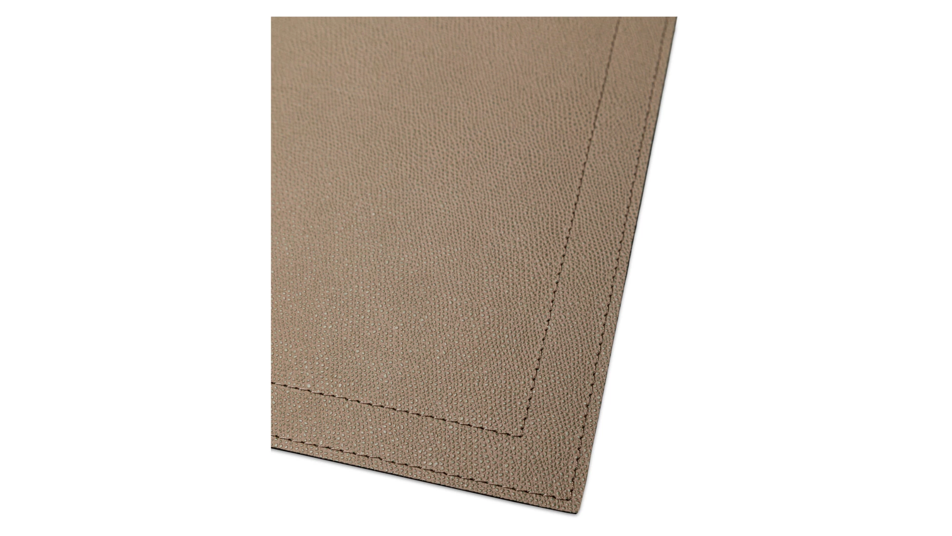 Салфетка подстановочная прямоугольная GioBagnara Морис 49,5х39,5 см, 2 строчки, серо-коричневая