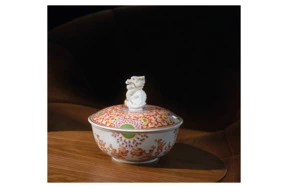 Шкатулка Meissen Дракон в цветах 16,5 см, фарфор, лимитированный выпуск