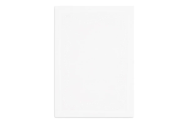 Набор салфеток сервировочных Amitile Жемчуг 35х50 см, 6 шт, лен, белый, вышивка белая, п/к