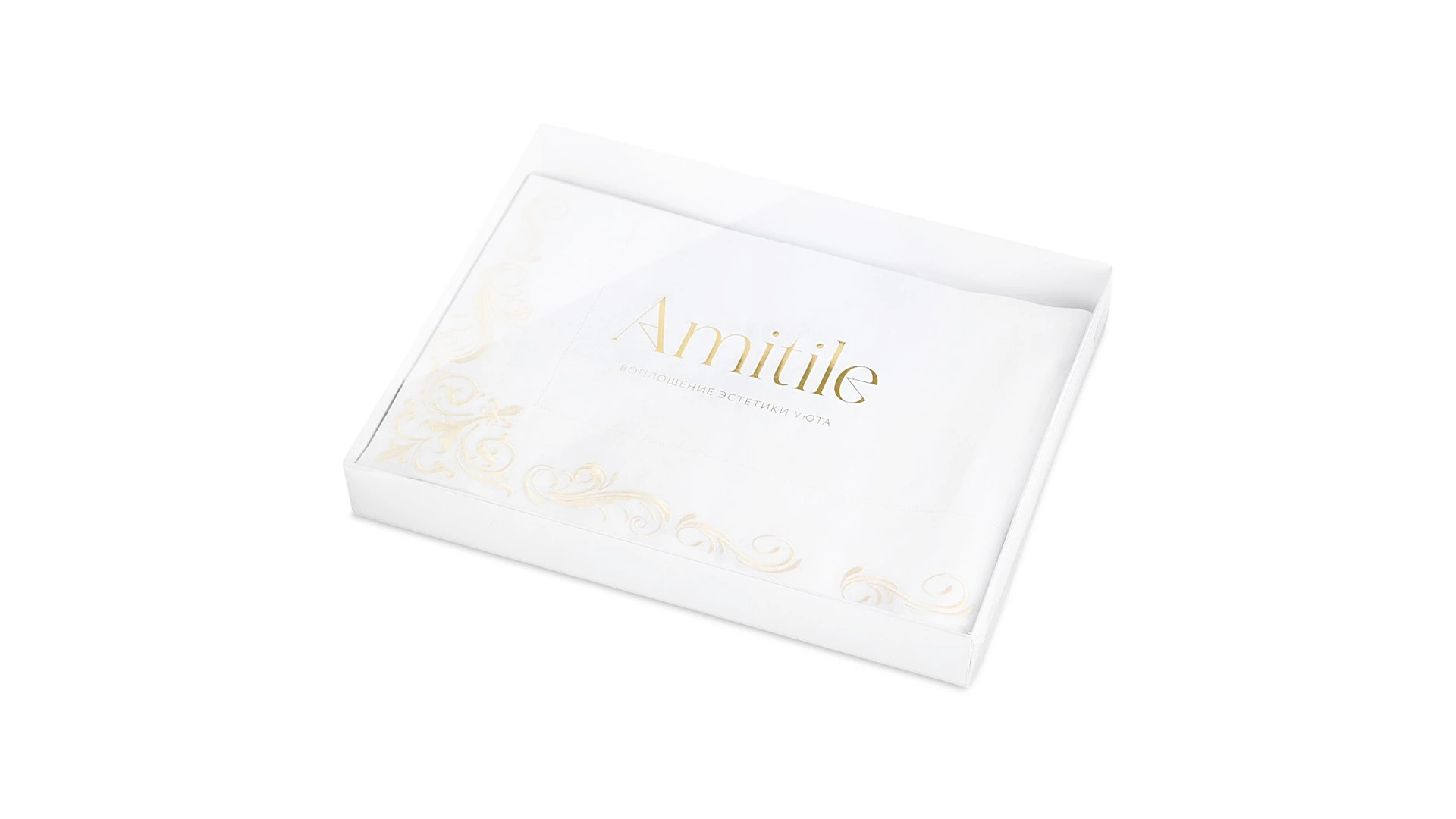 Дорожка для стола вышивка экрю Amitile Версаль 50х210 см, лен, п/к