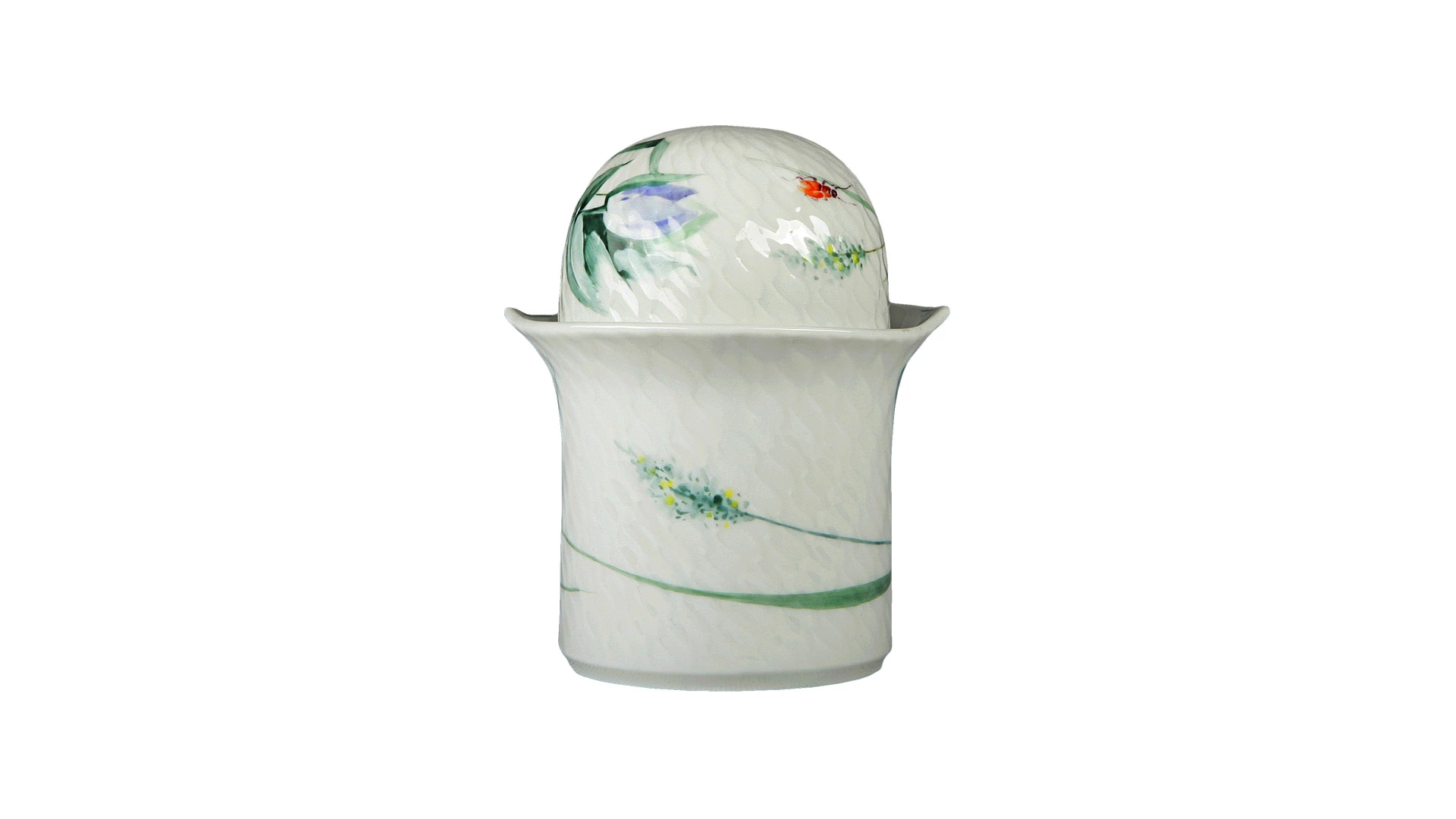 Сахарница Meissen 100мл Игра волн, рельеф, дикая флора