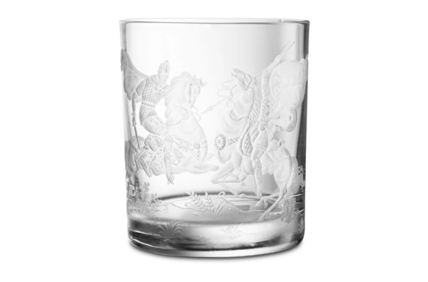 Набор стаканов для виски Decor de table Гладь Богатыри 330 мл, 2 шт, хрусталь
