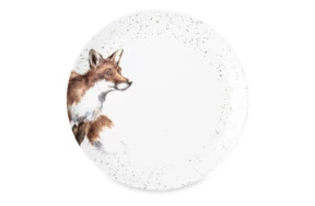 Тарелка обеденная Royal Worcester Забавная фауна Лиса 26,5 см, фарфор костяной