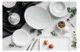 Чашка кофейная с блюдцем Decor de table Плиссе 90 мл, фарфор костяной