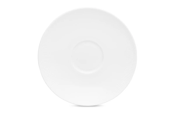 Чашка кофейная с блюдцем Decor de table Плиссе 90 мл, фарфор костяной