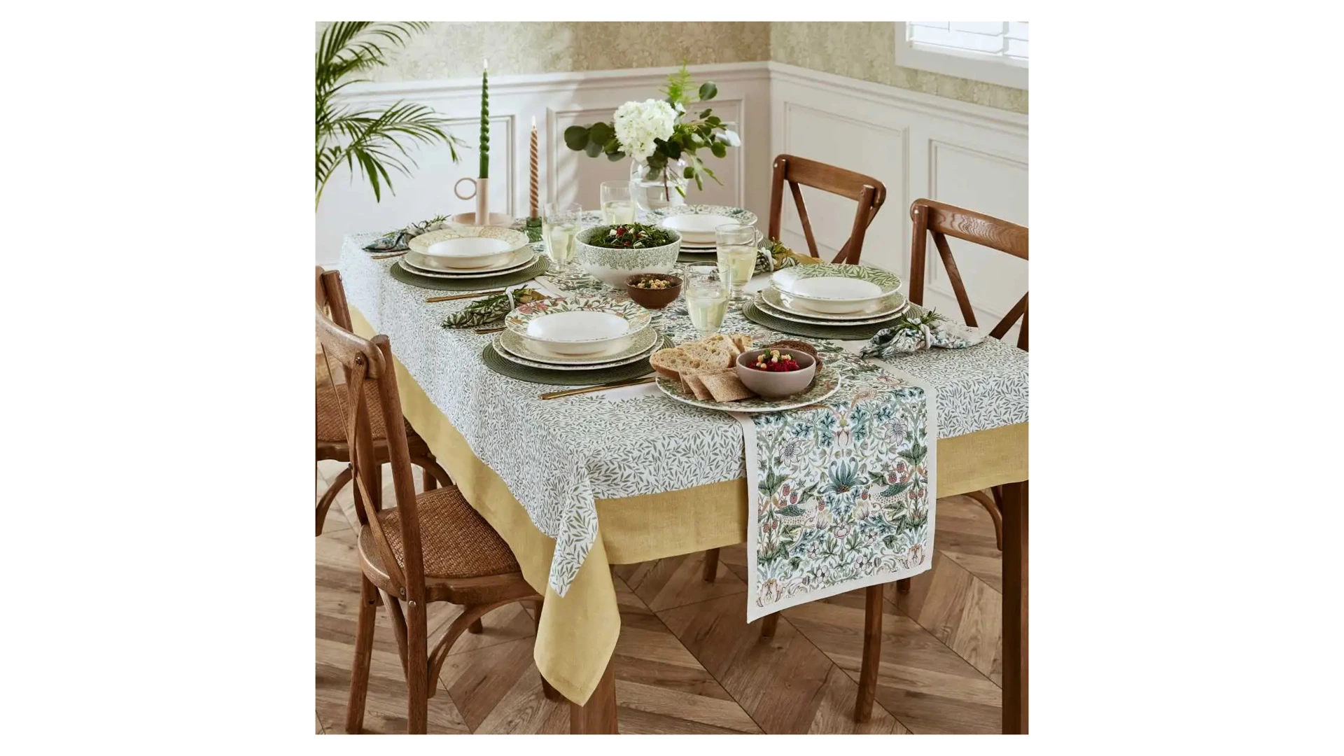 Тарелка для пасты Spode Моррис и Ко Ива 26 см, керамика