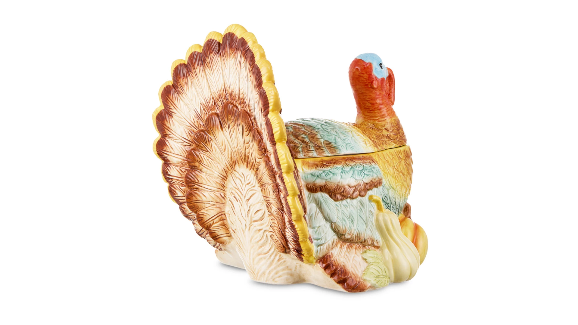 Банка с крышкой Decor de table Рождественская индюшка 23,85х23,85х25,64 см, керамика