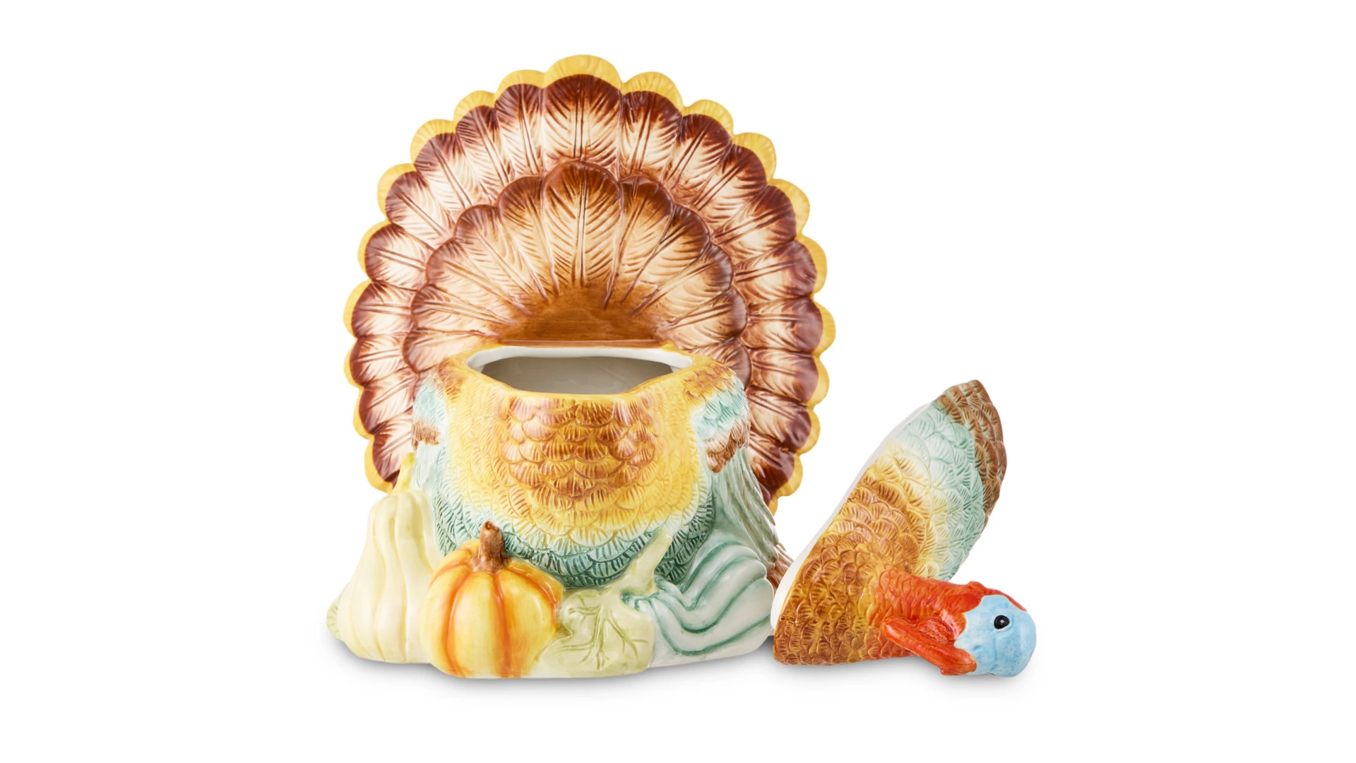 Банка с крышкой Decor de table Рождественская индюшка 23,85х23,85х25,64 см, керамика