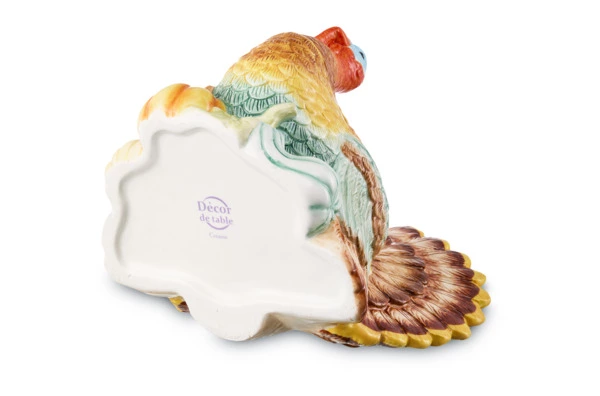 Банка с крышкой Decor de table Рождественская индюшка 23,85х23,85х25,64 см, керамика