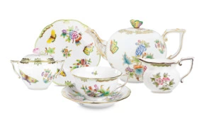 Сервиз чайный Herend Виктория на 6 персон 21 предмет, фарфор