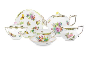 Сервиз чайный Herend Виктория на 6 персон 21 предмет, фарфор